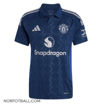 Billige Fotballdrakt Manchester United Replika Bortedrakt 2024-25 Kortermet